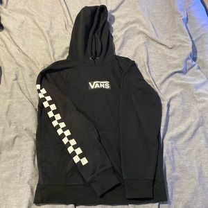 black vans hoodie size M